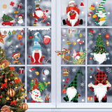 Christmas Window Stickers 2022 Christmas Decorations for Home Merry Christmas Ornament Xmas Navidad Noel Gifts Kid New Year 2023