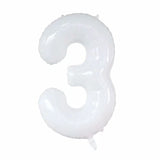 Cifeeo  White Daisy Flower Balloon Baby Shower White Number Birthday Photo Props Egg Flower Ballon Wedding Valentine's Day Decoration