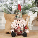 Christmas Gift New Year 2023 Cute Christmas Dolls Santa Claus Snowman Elk Noel Christmas Tree Decoration for home Xmas Navidad 2023 Kids Gift