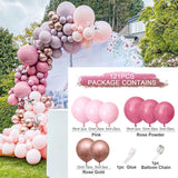 Christmas Gift Pink Balloon Garland Arch Kit Chrome Gold Latex Ballon Birthday Party Decor Kids Wedding Birthday Ballon Baby Shower Girl Decor