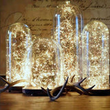 Christmas Gift 2m/3m/5m/10m Copper Wire Battery Box Garland LED Wedding Christmas Decoration for Home Decor New Year 2022 Party Festoon Light