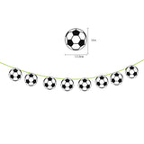 Football Party Balloon Football Banner Cake Topper Sports Trophy Foil Balloon Soccer Theme Boy Kid Birthday Party Decorations