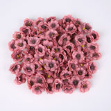 30Pcs 3cm Multicolor Daisy Flower Heads Mini Silk Artificial Flowers for Wedding Home Decoration Christmas Wreath Scrapbooking