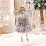 Cifeeo 2023 Christmas Angel Dolls Christmas Tree Decorations for Home Navidad Ornaments Natal Xmas Pandent New Year Gifts for Kids