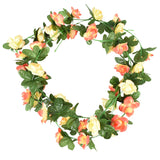 1pcs 240cm Wisteria Artificial Silk Rose Flowers Ivy Vine Green Rattan Garland for Wedding Decoration Home Garden Supplies
