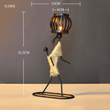 Home Decoration Accessories Creative Candle Holder Iron Kitchen Restaurant Romantic Candlestick Christmas Halloween Bar Party