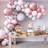 Back to school  decoration  Macaron Balloons Garland Arch Black Silver Rose Gold 4D Ballon Set Wedding Birthday Baloon Party Decor Kids Baby Shower Globos