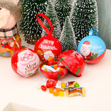 7 cm Christmas Tree Decor Hanging Balls Ornament Xmas Tree Can Ball Jar Storage Decorations Christmas Candy Cans Ball Kids Gift