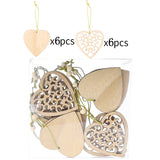 Christmas Hollow Wooden Pendant Merry Christmas Decorations For Home Hanging Drop Ornament 2021 Xmas Navidad Gifts New Year 2022