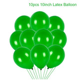 PATIMATE 167pcs Green Balloon Garland Latex Balloon Arch Safari Jungle Party Wild One Birthday Party Decoration Kids Baby Shower