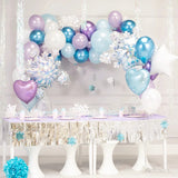 Christmas Gift Princess Snowflake Balloon Garland Arch Kit Christmas frozen Birthday Party Ice Ballon Baby Shower Wedding Christmas Decor Globo