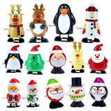 Christmas Gift Funny Wind Up Toy Santa Claus Elk Snowman Christmas Kindergarten Gift Merry Christmas Decor For Kids Xmas Gifts Favor