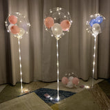 Home and Party Decoration LED Balloons Stand Latex foil Balloon Support Arch Wedding Decor Balloon Backdrops Globos Supplies