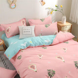 Cifeeo Nordic 220x240 Duvet Cover Bed Linen Bedding Set Cute Printed Quilt Cover Bedsheet Pillowcase Single Queen King Size Bedclothes