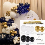 Cifeeo Black Gold Balloon Garland Arch Kit Confetti Latex Balloon 30th 40th 50th Birthday Party Balloons Decorations Adults Baby Shower