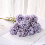 Cifeeo 1/5pcs Dandelion Flower Ball Simulation Bouquets Artificial Flower Wall Fake Flower Home Decoration Wedding Holding Flower