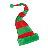 Christmas Gift 1PC Funny Party Hats Christmas Hats Long Striped Felt Plush Elf Hat Holiday Theme Hats Christmas Party Accessory U3