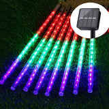 30/50CM Solar LED Meteor Shower Rain Lights Holiday Christmas Fairy String Lights Waterproof Garden Tree Hanging Garland Light
