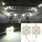 Christmas Gift 5x4 LED Interior Lights Kit For Trailer Lorries Car Roof Light Kit Van Interior Ceiling Light Glow In The Dark Led Sticker Light