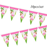 Christmas Gift 1set Hawaiian Party Decoration Flamingo Pineapple Turtle Leaf Balloon Arch Luo Party Beach Summer Tropical Birthday Decoration