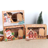 Christmas paper Kids Candy Box Bag Navidad  New year christmas home decoration Natal gift bags Kerst Noel Treats packing box