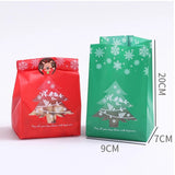 Cifeeo Christmas Gift Christmas Gift Bags 25Pcs Snowflake Baking Bags and Candy Boxes Stickers 500Pcs Christmas Decorations for Home Navidad New Year