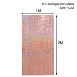 Cifeeo Birthday Party Background Curtain Sequin Backdrop Bachelorette Party Wedding Decorations Baby Shower Glitter Backdrop Curtain