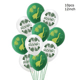 Dinosaur Party Decorations Dragon Balloons Set Paper Garland for Dino Jungle Birthday Party Decor Supplies Kids Children Favors