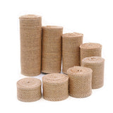 2M/Roll Natural Jute Burlap Hessian Ribbon Wedding Party New Year Home Decorations DIY Scrapbooking Crafts Gift Wrapping Tape