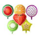 1Set Watermelon Party Fruit Balloon Kit Banner Cake Topper Summer Pool Decoration Kid One Birthday DIY Gift Baby Shower Supplies