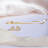 Earrings For Women Long Micro-Encrusted Zircon Jewelry Accessories Women Earrings Hanging Small Love Earrings