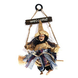 new witch doll Crashing Witch Into Tree Halloween Decoration Door Porch Tree Decoration