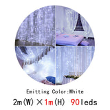 3*3m 300leds Led Curtain String Light Led Christmas Garland Party Patio Window Decor Fairy Lights Xmas Wedding Lights EU 220V