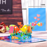 3D Butterfly Unicorn Birthday Card for Kids Children Cute Animal Pop-Up Greeting Cards Baby Shower Gifts