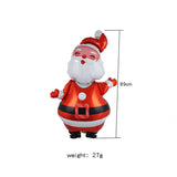 Christmas Gift Special-shaped Christmas Elderly Assemble Elk Snowman Aluminum Foil Balloons Merry Christmas Decor For Home 2021 Kids Noel Gifts