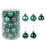 34pcs/lot Colorful Christmas Balls Xmas Tree Ornaments Christmas Tree Balls Kerst Navidad Natal Decorations New Year 2021 Gift