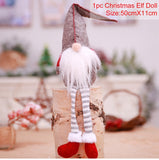 PATIMATE Christmas Decoration Forest Long Legged Elf Doll Merry Christmas Decorations For Home  Navidad Gifts New Year