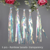 Back to college decoration   Cifeeo  Wedding Decoration Iridescent Paper Tassel Garland For Mermaid Baptism Birthday Baby Shower Decorations Unicorn Party