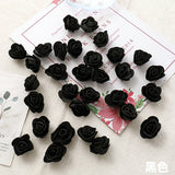 Cifeeo  100/200/300 Pcs Teddy Bear Of Roses 3Cm Foam Wedding Decorations Christmas Decor For Home Diy Gifts Box Artificial Flowers Head