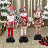 Christmas Gift Santa Doll 2022 Christmas Decor For Home Merry Christmas Ornament Xmas Gifts Noel Navidad Natal Happy New Year 2023 Elk