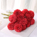 Cifeeo 1/5pcs Dandelion Flower Ball Simulation Bouquets Artificial Flower Wall Fake Flower Home Decoration Wedding Holding Flower