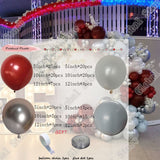 Cifeeo 1Set  Balloon  Decorations Balloon Garland Gold White Latex Balloon First Choice for Choose Yourself  Available Frozen