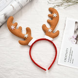 Christmas Gift Red Christmas Hair Band Cartoon Santa Claus Snowman Antlers Headband Merry Christmas Decor Adult Kids Naviidad Gifts Noel Toys