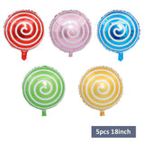 Cifeeo 1set Ice Cream Donut Lip Popcorn Candy Foil Balloons Baby Shower Happy Birthday Party Decoration Balloon Boy Girl Kid Cute Toys