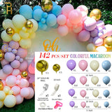 Back to school decoration  Cifeeo  169 Pcs Balloons Garland Wreath Metallic Confetti Balloon DIY Wedding Backdrop Arch Kit Baby Shower Birthday Party Decoration