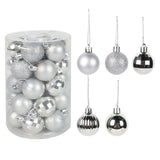 34pcs/lot Colorful Christmas Balls Xmas Tree Ornaments Christmas Tree Balls Kerst Navidad Natal Decorations New Year 2021 Gift