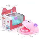 Hand-biting Crocodile Scary Toy Trick Decompression Game Children's Sound Light Shark Dinosaur Bite Finger Toy Children's Gift