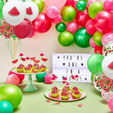 Christmas Gift New!50PCS Watermelon Umbrella Cake Topper Picks Cocktail Parasols Drinks Picks Birthday/Wedding Party Decoration Party Supplies