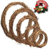 Christmas Decorations Diy Grapevine Wreath Garland Vine Branch Farmhouse Decor for Crafts Wedding paty Door Window Hanging Decor