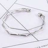 Graduation Gift  New Women multilayer Open Wide Style Cuff Bracelet Bangle Jewelry Women statement jewelry indian bangles christmas jewelry